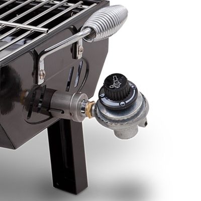 Image showing  1-Burner 200 Portable Stainless Propane Gas Grill, Gray