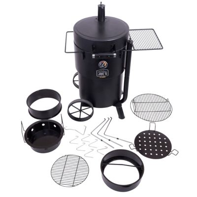 Image showing  284 sq. in. Bronco Drum Charcoal Smoker