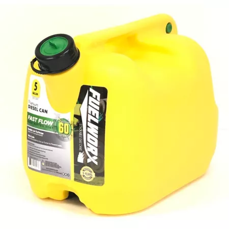 Fuelworx 5 gal Can of diesel fuel Gas Cans