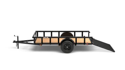 Image showing 5 th Carry-On Trailer 5.5 x 10ft. Tube Top Rail Utility Trailer, 2,076 lb. Max Capacity
