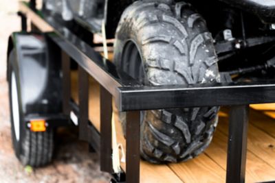 Image showing 7 th Carry-On Trailer 5.5 x 10ft. Tube Top Rail Utility Trailer, 2,076 lb. Max Capacity