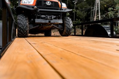 Image showing 9 th Carry-On Trailer 5.5 x 10ft. Tube Top Rail Utility Trailer, 2,076 lb. Max Capacity