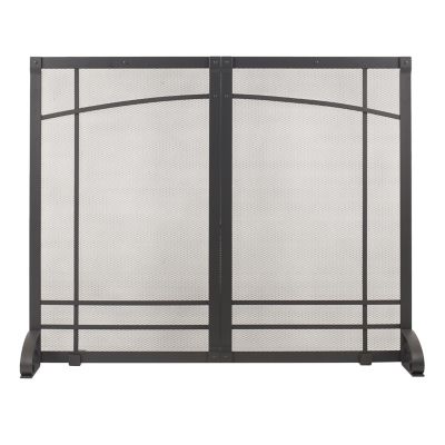 Pleasant Hearth 39 in. x 30.91 in. Amherst Fireplace Screen