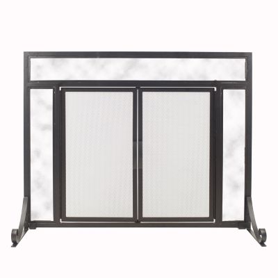 Pleasant Hearth Manchester Fireplace Screen Doors