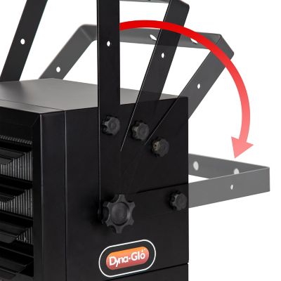 Image showing  Professional 240V 5000W Garage Heater, 500 sq. ft., 17,060 BTU