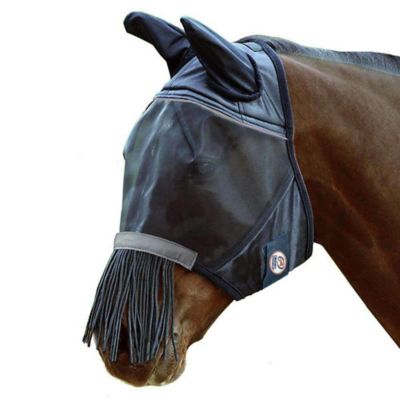 Derby Originals Reflective Horse Fly Mask with Ears