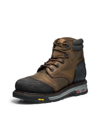 justin lace up composite toe work boots