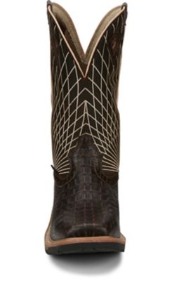 Image showing 3 th Justin Men's Derrickman Composite Toe Work Boots, 12in.