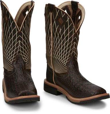 Image showing 5 th Justin Men's Derrickman Composite Toe Work Boots, 12in.