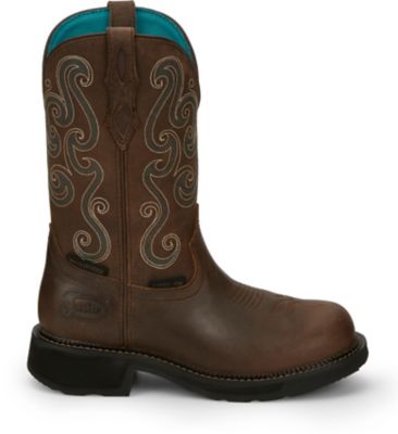 women's justin composite toe boots
