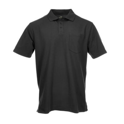 black polo shirt short sleeve