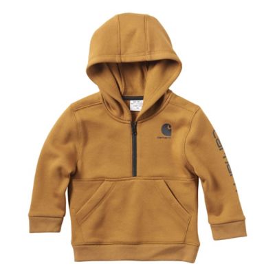 Carhartt Boys' Toddler 1/2-Zip Sweatshirt, CA8871 D15