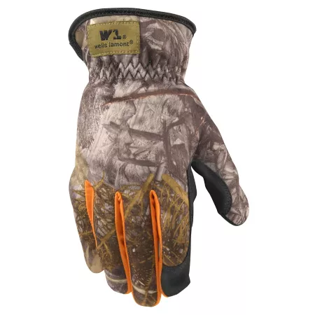 Wells Lamont Men's High Dexterity Camouflage Synthetic Leather Work Gloves 1 Pair Work Gloves