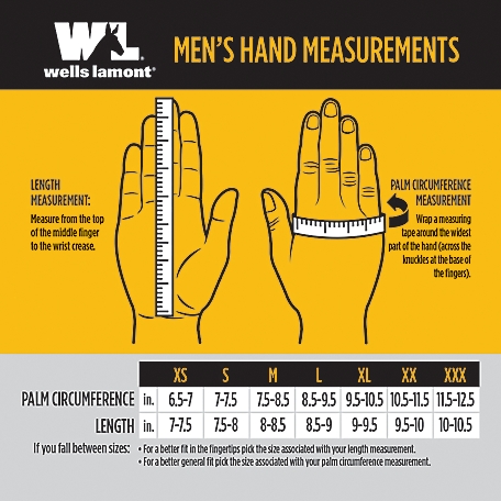Wells Lamont® Men's High Dexterity Touchscreen Work Gloves (7704