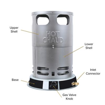 Image showing  Propane Convection Heater, 1,800 sq. ft., 80,000 BTU