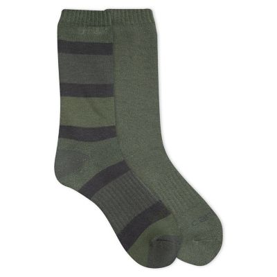 Carhartt Women's Arctic Thermal Crew Socks, Green, 2-Pairs
