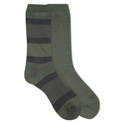 Carhartt Women's Arctic Thermal Crew Socks, Green, 2-Pack