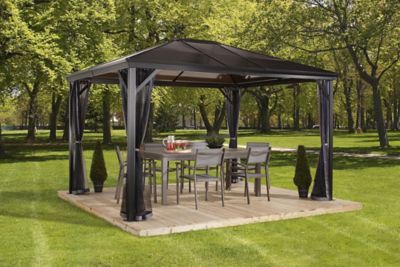 Image showing  10 x 14ft. Verona Gazebo, Dark Grey