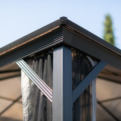Image showing  10 x 14ft. Verona Gazebo, Dark Grey