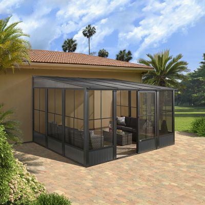 Image showing  Charleston 10 x 13ft. Wall-Mounted Solarium