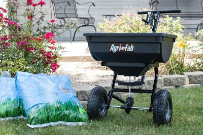 Image showing 9 th Agri-Fab 85 lb. Capacity Push Spreader Pro