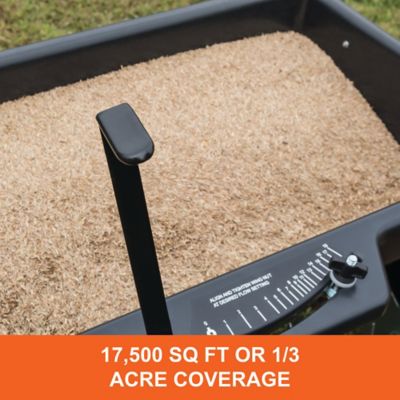 Image showing  Tow-Behind Spiker Seeder Drop Spreader, 100 lb. Capacity