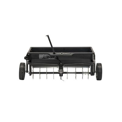 Image showing  Tow-Behind Spiker Seeder Drop Spreader, 100 lb. Capacity