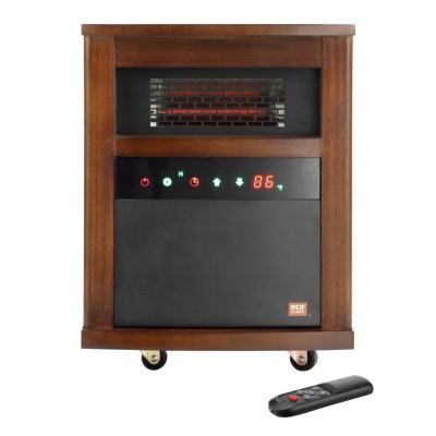 RedStone 5,200 BTU Portable Electric Infrared Heater with Cabinet, 1,500W Infred portable heater