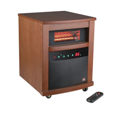 Image showing  Electric Portable Infrared Cabinet Heater, 1,000 sq. ft., 5,200 BTU, 1,500W