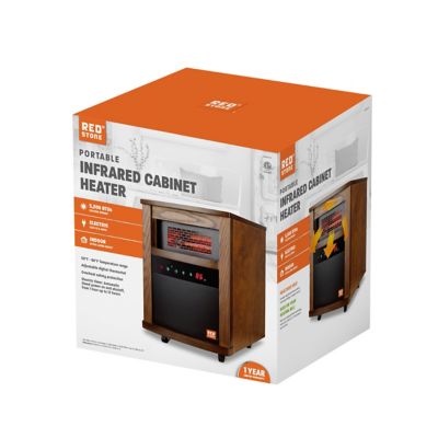 Image showing 5 th RedStone Electric Portable Infrared Cabinet Heater, 1,000 sq. ft., 5,200 BTU, 1,500W