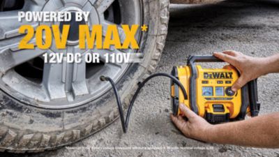 Image showing  12VDC/110V AC 20V Inflator Bare Tool, 20V MAX Battery