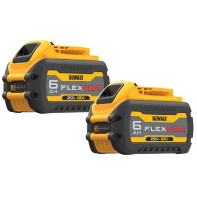 DeWALT DCB606-2 20V / 60V 6 Ah FlexVolt Power Tool Battery Double Pack