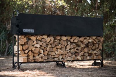 Image showing  96 in. Vinyl Firewood Storage Rack Cover