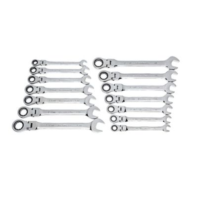 GearWrench Assorted Flex-Head Ratcheting Wrench Set, 14 pc.