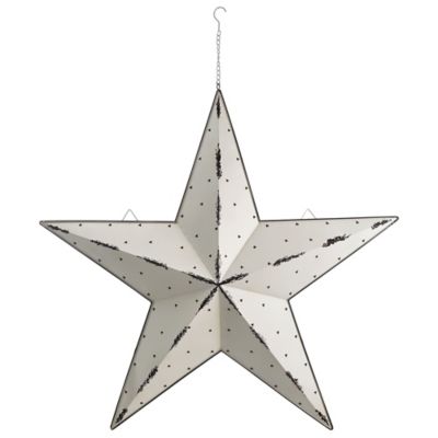 Red Shed 48 In Light Up Galvanized Barn Star White At Tractor