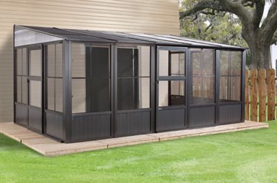 Image showing  Charleston 10 x 16 ft. Wall-Mounted Solarium
