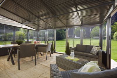 Image showing  Charleston 10 x 16 ft. Wall-Mounted Solarium