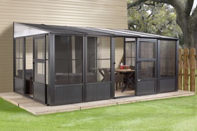 Image showing  Charleston 10 x 16 ft. Wall-Mounted Solarium