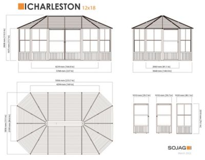 Image showing  Charleston 12 ft x 18 ft., Solarium