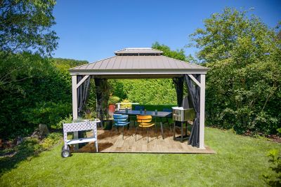 Image showing 14 th Sojag 12 x 12ft. Messina Gazebo, Beige