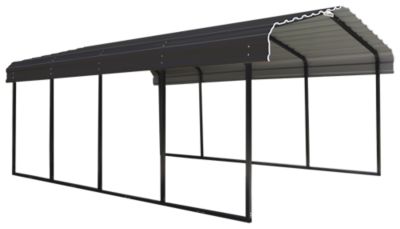 Arrow Steel Carport, 12 ft. X 20 ft. X 7 ft., Glazed