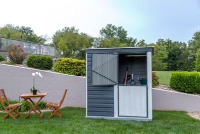 Image showing  6 ft. x 4 ft. Shed-in-a-Box Steel Storage Shed