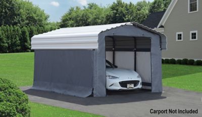 Image showing  10 ft. x 15 ft. Carport Enclosure Kit