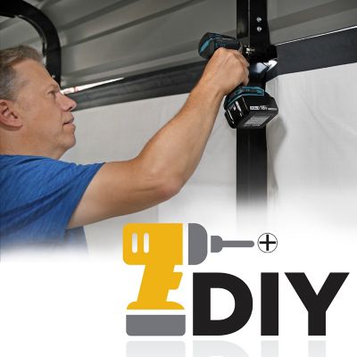 Image showing  10 ft. x 15 ft. Carport Enclosure Kit