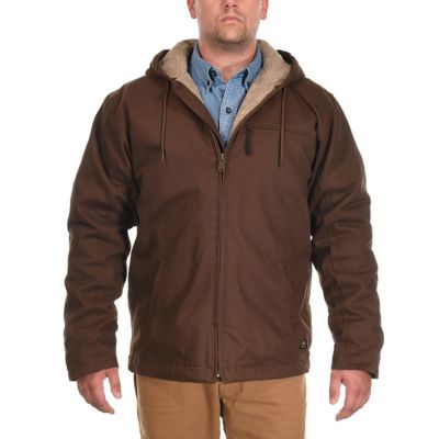 mens sherpa lined hoodie jacket