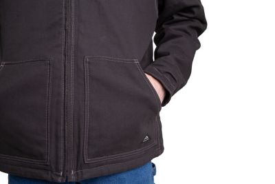 Image showing  Men's Max-Range Sherpa-Lined Flex Sanded Duck Hooded Jacket