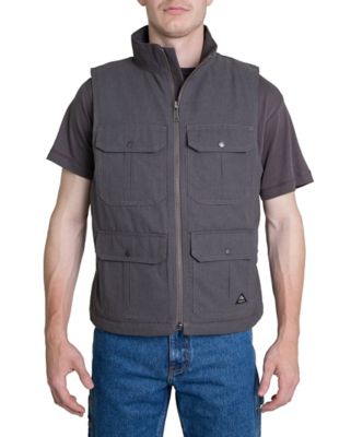 Ridgecut Men's Quilted Fleece-Lined Super-Duty Sanded Duck Vest