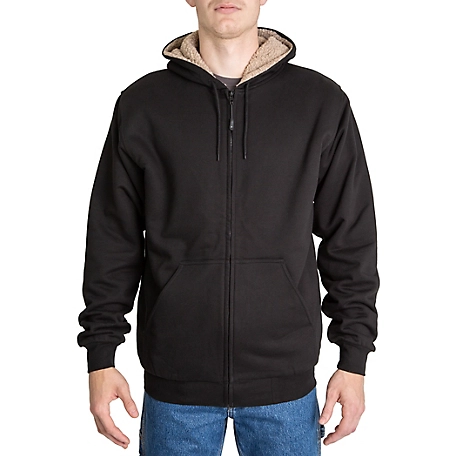 Sherpa zip-up hooded cardigan, Hooké, Men's Hoodies & Sweatshirts