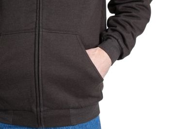 Image showing  Sherpa-Lined Zip-Front Hoodie