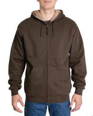 Ridgecut Men's Sherpa-Lined Zip-Front Hooded Sweatshirt Hooded sweatshirt